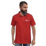 Windy Red Embroidered Polo