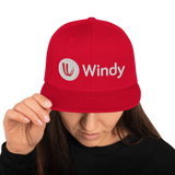 Windy Red Snapback Hat